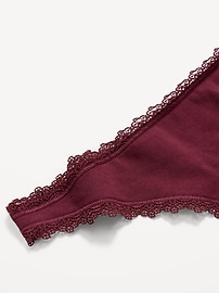 Image number 2 showing, Mid-Rise Everday Cotton Thong
