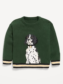 Image number 1 showing, SoSoft Oversized Graphic Sweater for Toddler Boys