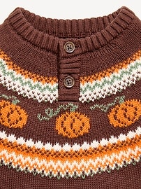 Image number 4 showing, Long-Sleeve Sweater-Knit One-Piece for Baby