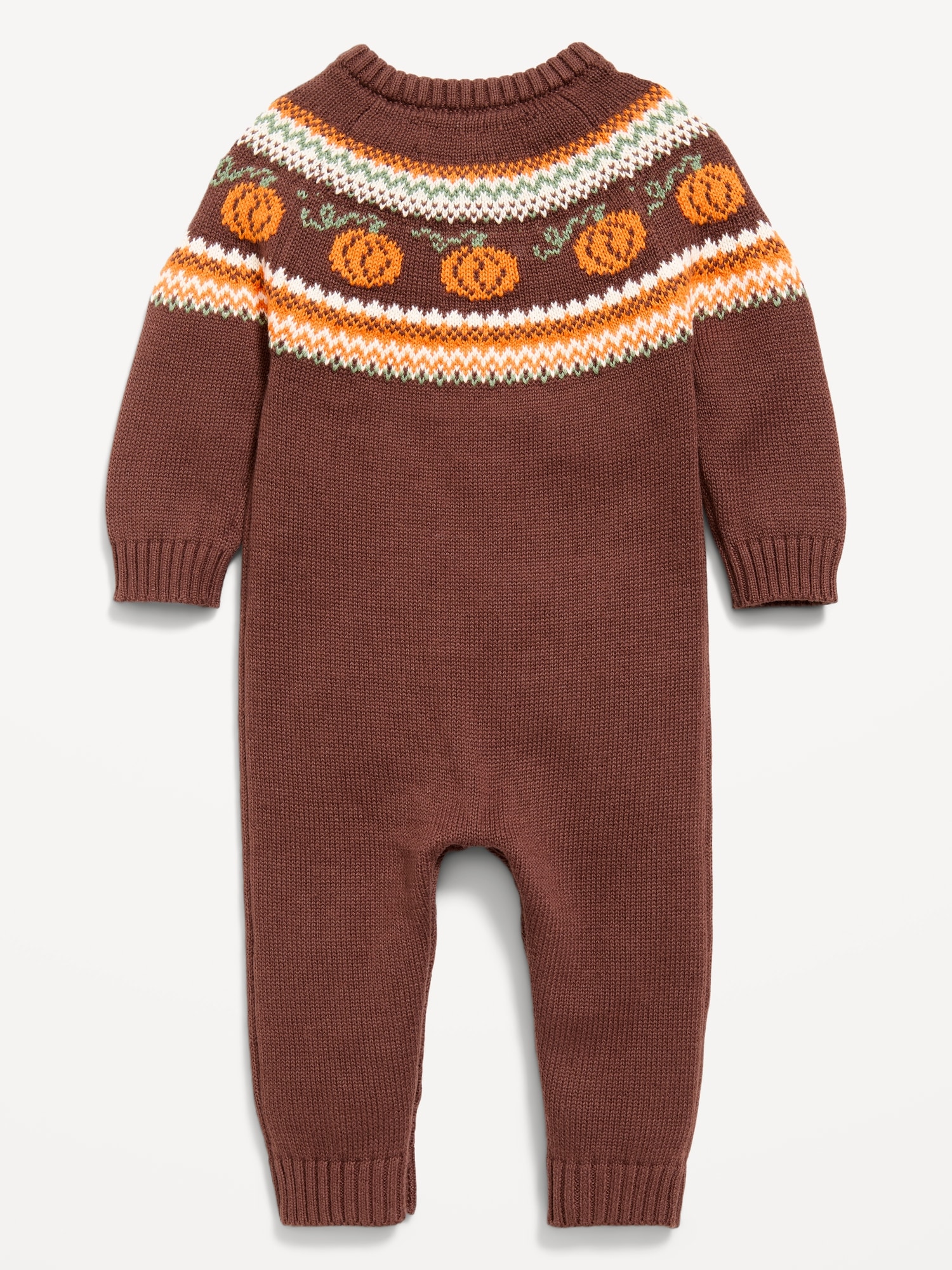 Long-Sleeve Sweater-Knit One-Piece for Baby