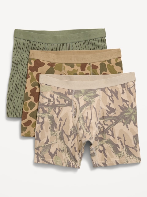 3-Pack Soft-Washed Boxer Briefs -- 6.25-inch inseam