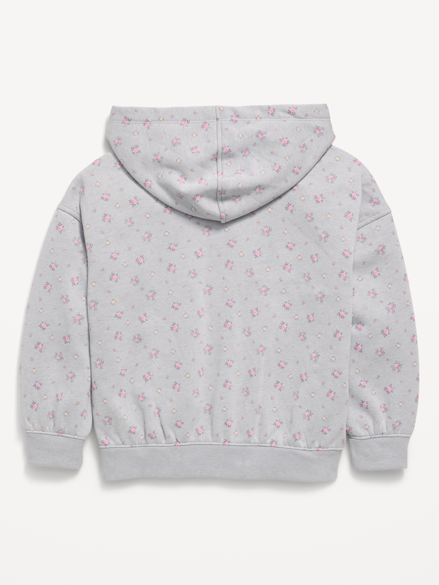 Oversized Graphic Pullover Hoodie for Girls