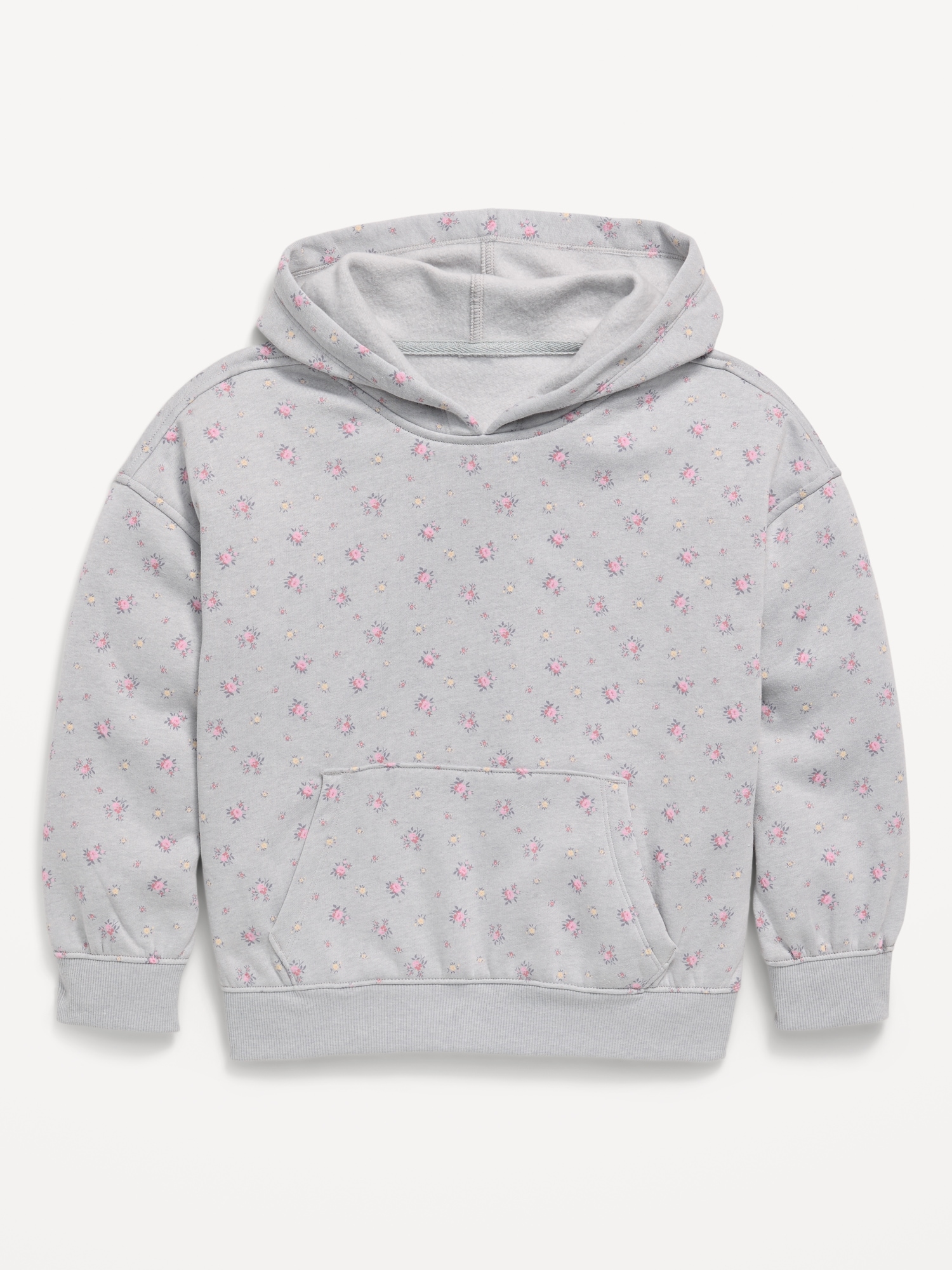 Oversized Graphic Pullover Hoodie for Girls