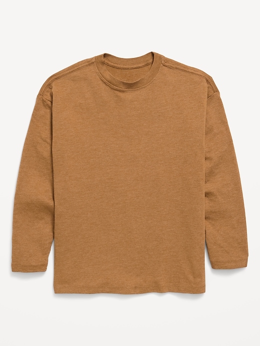 Image number 1 showing, Oversized Long-Sleeve T-Shirt for Boys