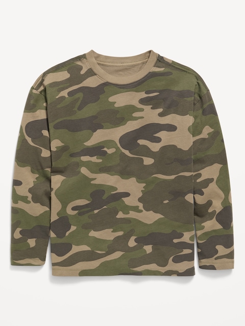 Oversized Long-Sleeve T-Shirt for Boys