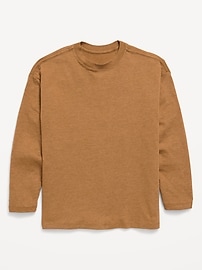 Image number 1 showing, Oversized Long-Sleeve T-Shirt for Boys