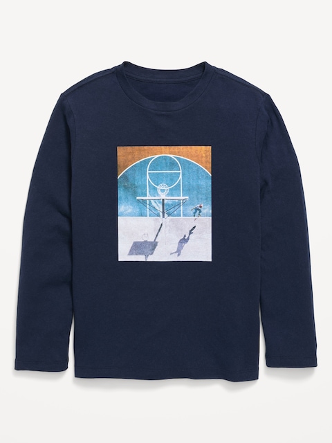 Long-Sleeve Graphic T-Shirt for Boys