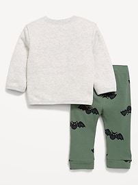 Image number 2 showing, Long-Sleeve Graphic Sweatshirt and Pants Set for Baby