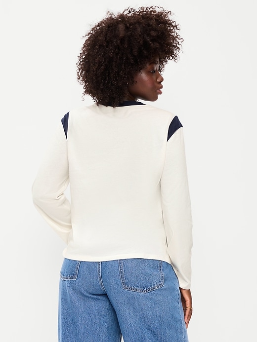 Image number 6 showing, EveryWear Long-Sleeve Graphic T-Shirt