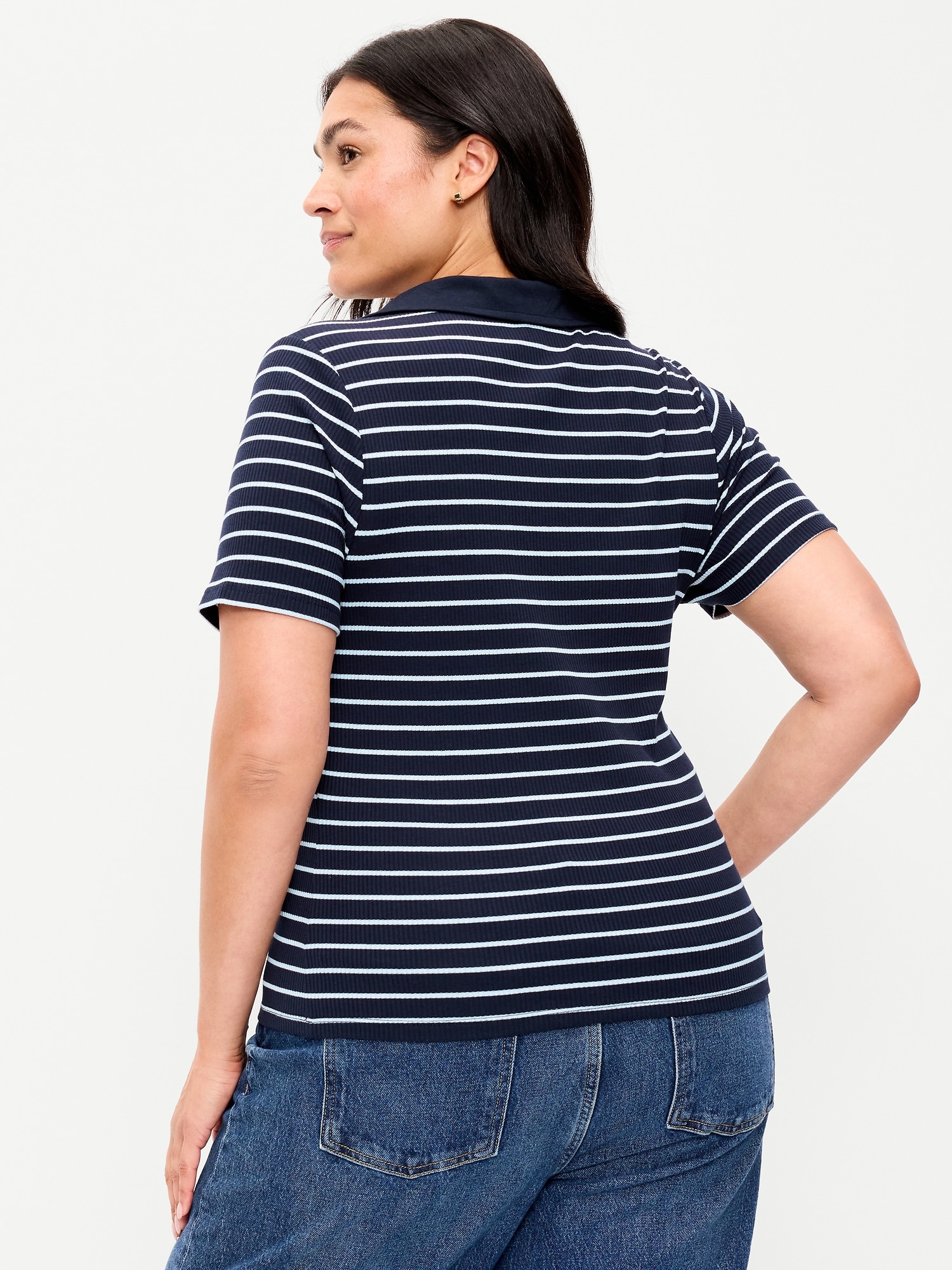 Keyhole Polo Top