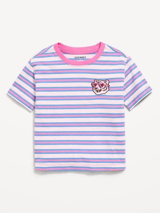 Image number 1 showing, Short-Sleeve Graphic T-Shirt for Toddler Girls
