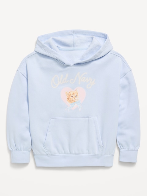 Oversized Pullover Hoodie for Girls