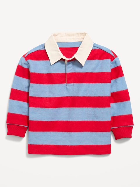 Oversized Long-Sleeve Rugby Shirt for Toddler Boys