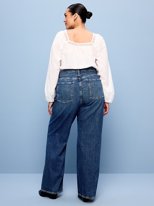 Image number 8 showing, Extra High-Waisted Wide-Leg Jeans