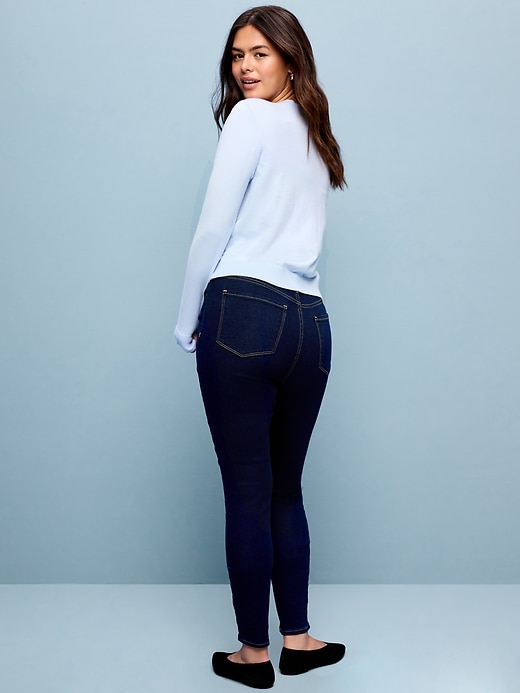 Image number 7 showing, High-Waisted Wow Super-Skinny Jeans