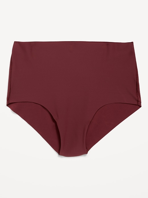 Image number 1 showing, High-Waisted No-Show Brief Underwear
