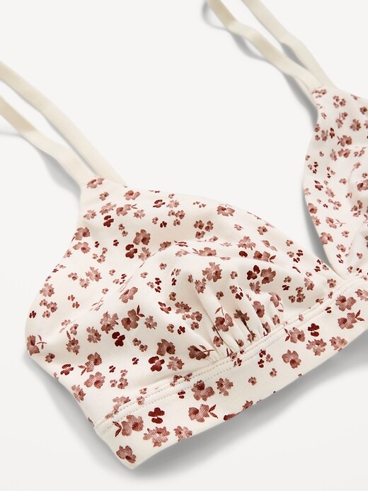 Image number 2 showing, Everyday Cotton Triangle Bralette