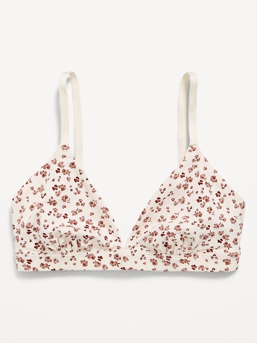 Image number 1 showing, Everyday Cotton Triangle Bralette