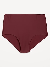 Image number 1 showing, High-Waisted No-Show Brief Underwear