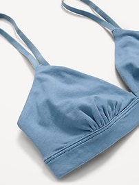 Image number 2 showing, Everyday Cotton Triangle Bralette