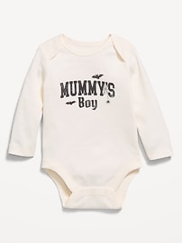 Image number 1 showing, Long-Sleeve Graphic Bodysuit for Baby