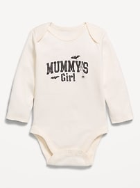 Image number 1 showing, Long-Sleeve Graphic Bodysuit for Baby