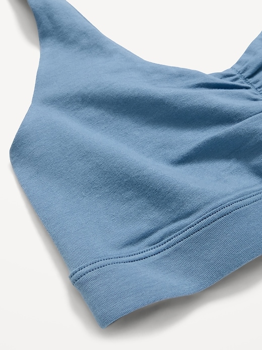 Image number 2 showing, Ruched Cotton Bralette