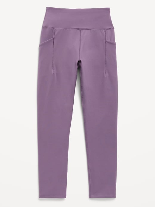 Image number 4 showing, High-Waisted StudioSmooth 7/8 Leggings for Girls