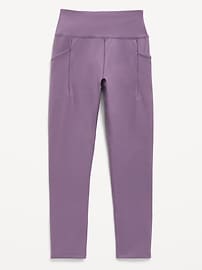 Image number 4 showing, High-Waisted StudioSmooth 7/8 Leggings for Girls