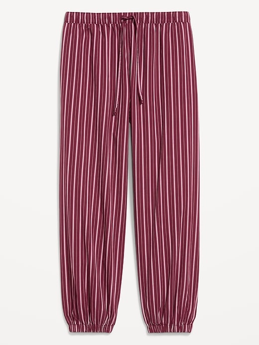 Image number 1 showing, Cinched Poplin Balloon Pants
