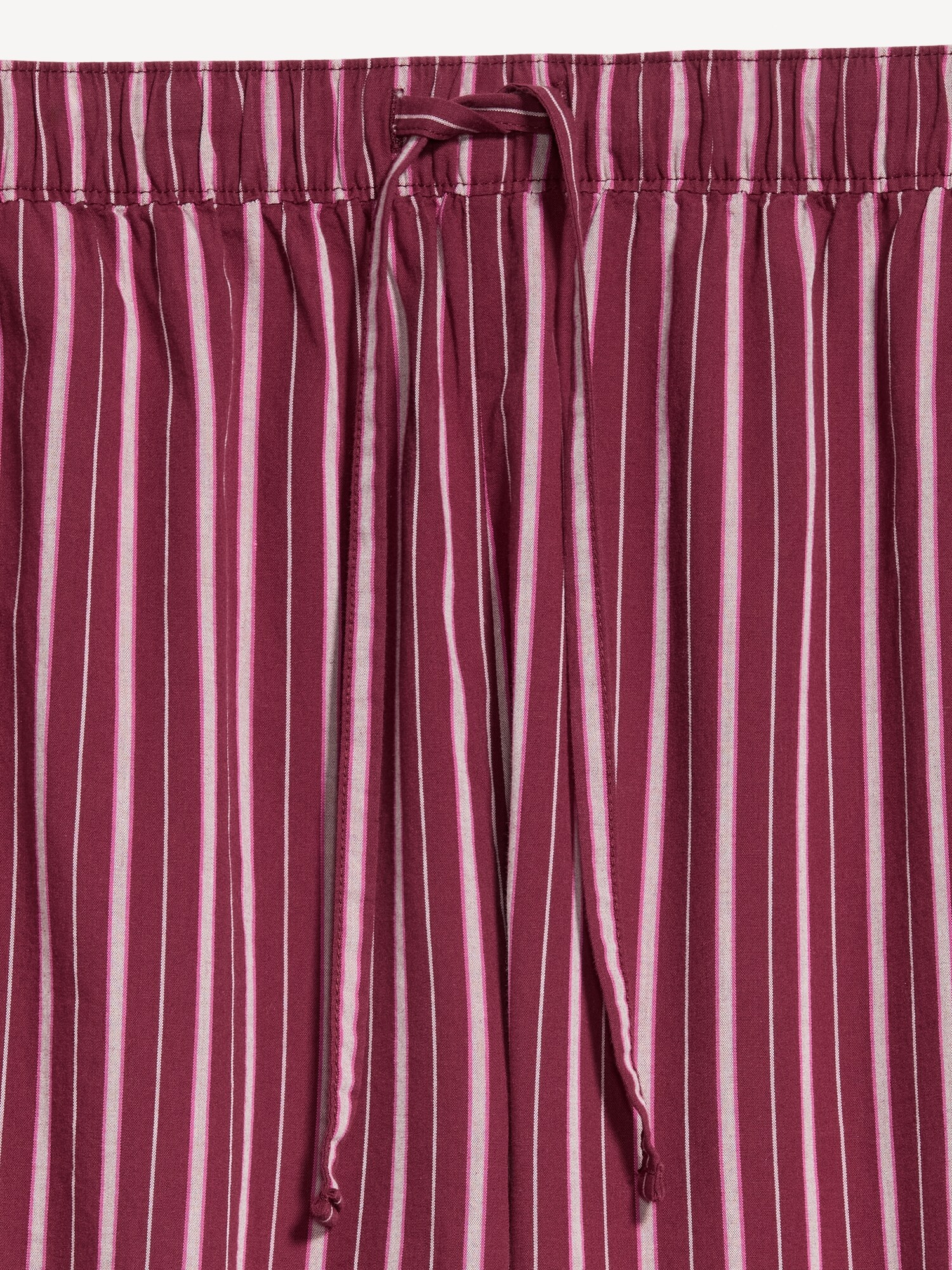 Женские брюки Old Navy Cinched Poplin Balloon, цвет: Бордовый полосатый — фото 5