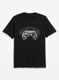 Image number 1 showing, Soft-Washed Crew-Neck Graphic T-Shirt