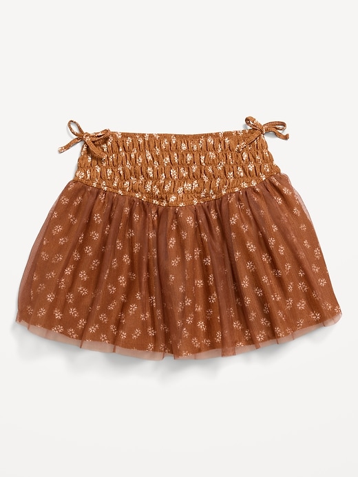 Image number 3 showing, Western Smocked Tulle Skirt for Toddler Girls