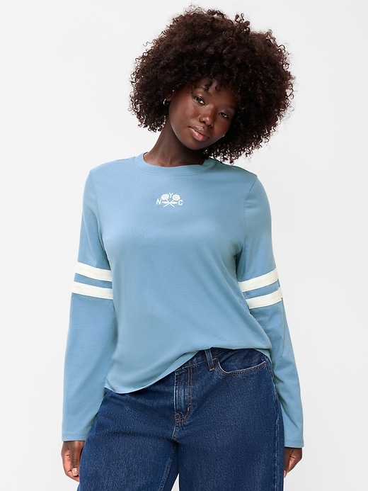 Image number 6 showing, EveryWear Long-Sleeve Graphic T-Shirt