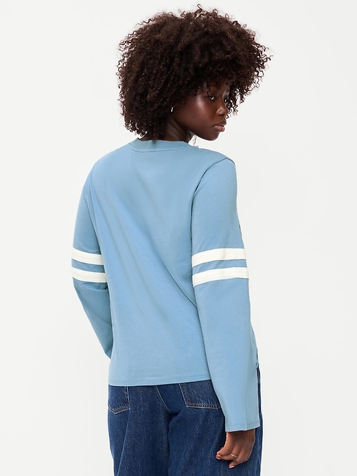 Image number 7 showing, EveryWear Long-Sleeve Graphic T-Shirt