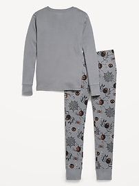 Image number 2 showing, Gender-Neutral Snug-Fit Graphic Pajama Set for Kids