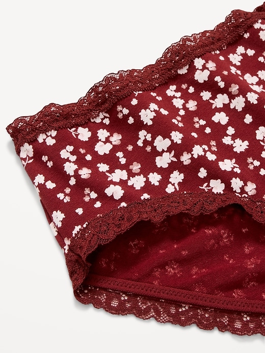 Image number 2 showing, Lace-Trim Hipster Underwear