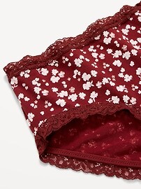 Image number 2 showing, Lace-Trim Hipster Underwear