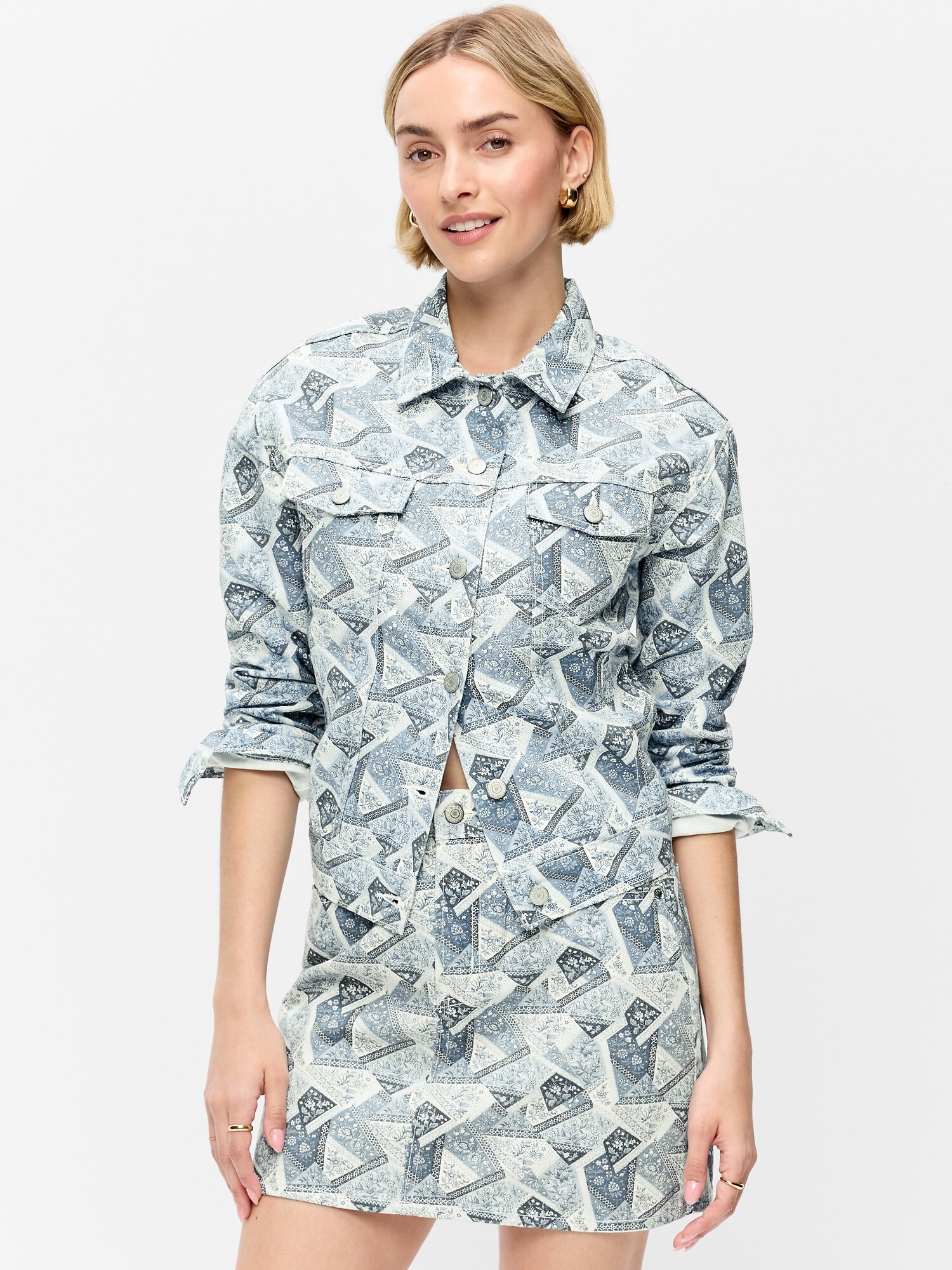 Женская куртка Old Navy Wow Classic Jean, цвет: Синий