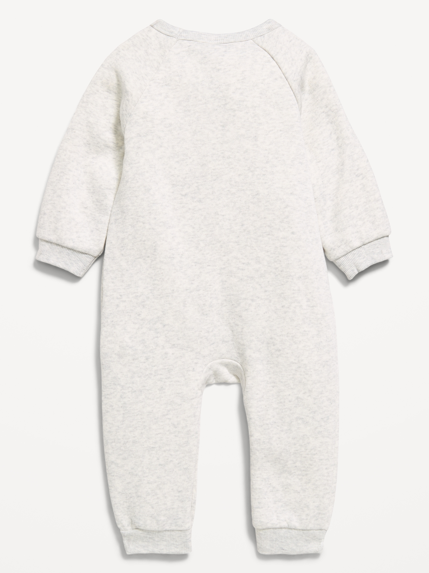 Long-Sleeve Graphic Fleece One-Piece for Baby