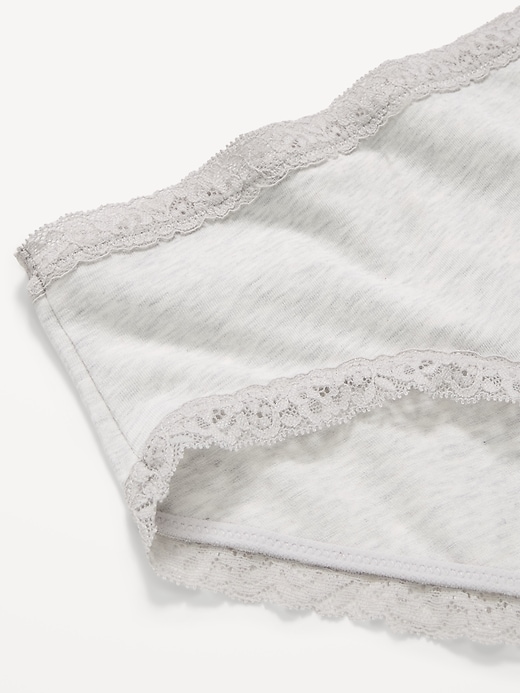 Image number 3 showing, Lace-Trim Hipster Underwear