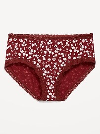 Image number 1 showing, Lace-Trim Hipster Underwear