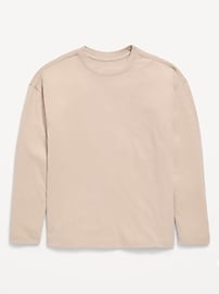 Image number 1 showing, Oversized Long-Sleeve T-Shirt for Boys