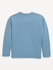 Image number 2 showing, Oversized Long-Sleeve T-Shirt for Boys