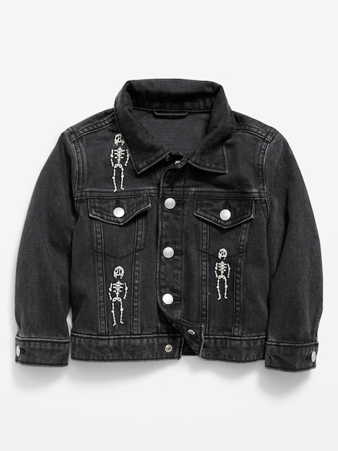 Oversized Unisex Trucker Jean Jacket for Toddler