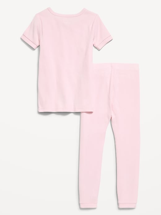 Image number 2 showing, Snug-Fit Ribbed Pajama Set for Toddler & Baby