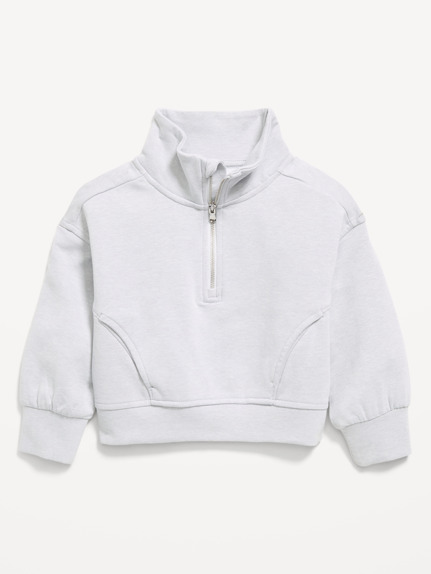 Dynamic Fleece Quarter-Zip Pullover Sweatshirt for Toddler Girls