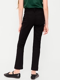 Image number 2 showing, Skinny School Uniform Pants for Girls