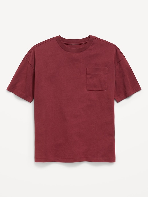 Image number 2 showing, Oversized Short-Sleeve Pocket T-Shirt for Boys