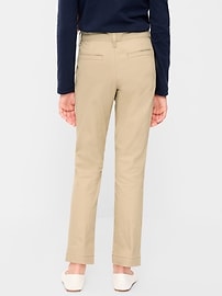 Image number 2 showing, Skinny School Uniform Pants for Girls